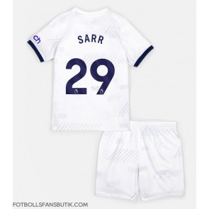 Tottenham Hotspur Pape Matar Sarr #29 Replika Hemmatröja Barn 2023-24 Kortärmad (+ Korta byxor)